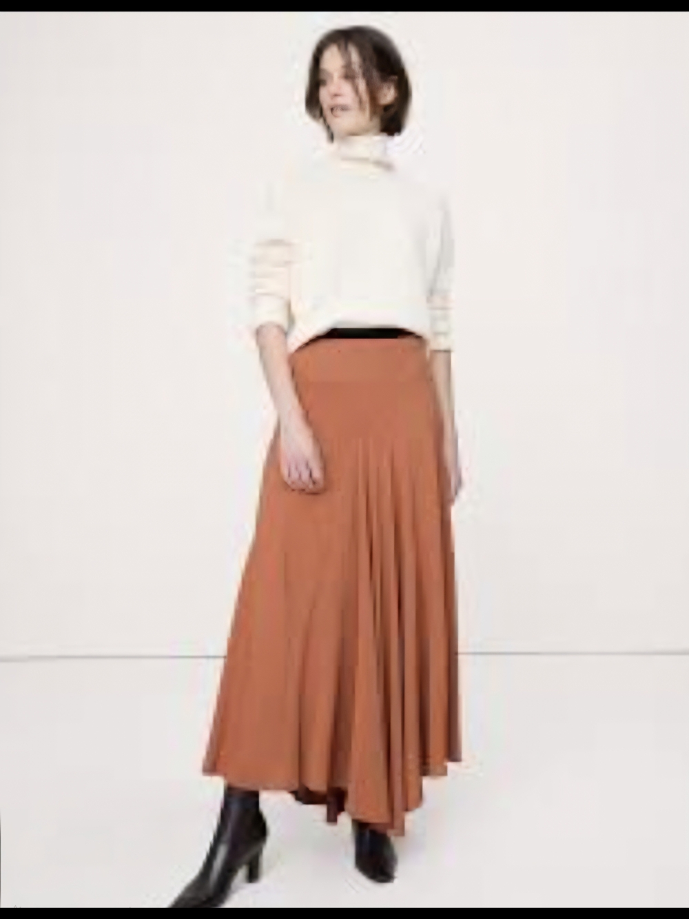 BR Drapey Georgette Maxi Skirt